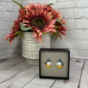 Disney baublebar post earrings donald duck with rhinestones